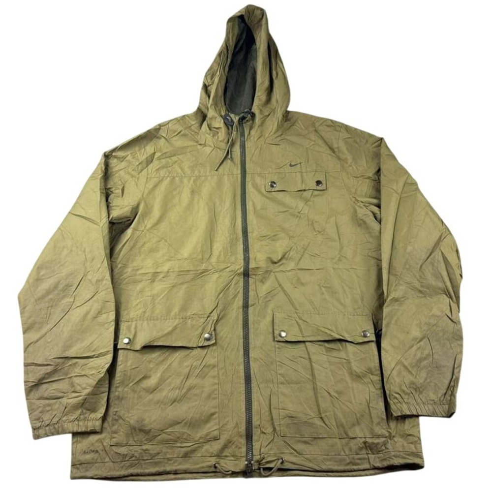 Nike Storm-Fit Jacket Men L Green Field Coat The Athletic Dept Rain Shell FA11